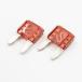  flat type плавкий предохранитель Mini 10A DC32V ATM модель красный 2 штук 
