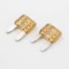  flat type плавкий предохранитель Mini 5A DC32V ATM модель желтый коричневый 2 штук 