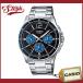 CASIO MTP-1374D-2A Casio наручные часы аналог стандартный мужской черный голубой серебряный 