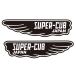  Super Cub стикер 2 шт. комплект Super Cub наклейка 2 шт. комплект SuperCub Sticker SuperCub Seal водонепроницаемый стикер (Wing.Black)
