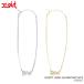 X-girl SCRIPT LOGO CHARM NECKLACE 105262054003 | стандартный обращение магазин 