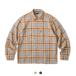 FTC LOOSE GAUGE PLAID SHIRT FTC026SPSH03 Roo z мера Play do рубашка проверка рубашка с длинным рукавом ef чай si- стандартный обращение магазин 