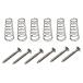  No-brand товар гитара детали pick up для винт ( винт )+ springs. комплект./ 6 комплект 