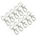 10pcs вертлюг выключатель зажим крюк металлический DIY 12mm x 30mm