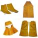 4 set welding machine welding for protection apron neck cover cap cap . fingers shoes feet cover insulation 