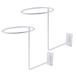 2 X motorcycle helmet holder hanger rack jacket hook gift white 