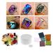 3 piece / piece dichroic ikf.-g glass DIY paper microwave oven cut n jewelry craft tool 