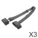 3x portable ski shoulder carrier Rush protection adjustment possible steering wheel strap belt 