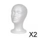 2x женщина пена манекен head парик дисплей держатель легкий Home салон для 