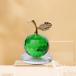  crystal Apple ornament weight decoration house. equipment ornament collection goods gift green 