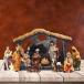 12ピース/個聖家族のキリスト降誕の置物キリストイースターキリスト降誕のシーンセット宗教的なクリスマスの彫刻家の装飾