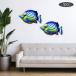 fish Decor старт chu- настенное украшение автобус салон балкон офисный голубой 