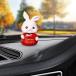  Mini заяц. гравюра изображение автомобиль приборная панель. декортивный элемент покачивающийся голова. заяц. животное. игрушка Lucky 