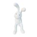ウサギの像彫刻モダンアートワーク座位図ウサギの置物右白