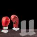 2x boxing glove display rack display . storage durability. exist acrylic fiber glove holder living room game room shelves kau