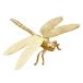  miniature dragonfly sculpture lovely Home decoration off . Steel -m table Gold 