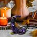  Halloween moon орнамент стол многоцелевой офис украшение Crystal Ball основа лиловый 