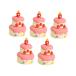 5 шт Mini кекс оборудование орнамент манга современный . еда игрушка стол память день сельское хозяйство дом клубника образец 