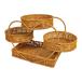 ротанг плетеный Fruits Basket кухонный прилавок верх living салон для 48cmx20cmx27cm