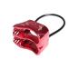  outdoors. mountain climbing rock-climbing ATC belay . shide under . equipment - red 