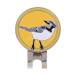  металл птица рисунок Golf шляпа зажим магнит зеленый маркер (габарит) маркер мяча 2 цвет можно выбрать - желтый 