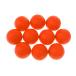 ノーブランド品  全6色 10個 PUスポンジ ゴルフ トレーニング ソフトボール ゴルフ 練習用ボール - オレンジ