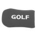  мягкий удобный . Golf колотушка крышка головки цилиндров металлический протектор короткая клюшка покрытие черный 