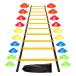  Agility лестница Jump препятствие предмет тренировка для место хранения сумка имеется гибкий аксессуары желтый 