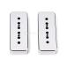 KOZEEYP90 мыло балка 2 шт серебряный Humbucker pick up покрытие 50/52mm paul (pole) 