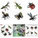昆虫玩具模擬昆虫置物現実的なプラスチック昆虫置物コレクション科学教育ホームdeskopの装飾品