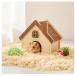  из дерева хомяк house натуральный сборка тип домашнее животное house compact мелкие животные. гнездо компактный клетка внутри для 