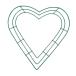  Heart type тросик lease рама Galland кольцо легкий DIY аксессуары стена металлический lease lease пена Valentine Home ярд для 