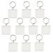 10 piece key ring DIY acrylic fiber picture frame photo frame photograph equipment ornament key holder present 3pa tongue selection .- #1
