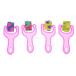  paints intellectual training toy .. tool paint brush sponge all 3 color roller s tamper 4 piece entering - pink 