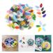 150 pack assortment color mo The ik tile stained glass art craft plant pot 