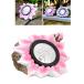  solar hi around light resin Land scape lamp decoration reverse side garden balcony pink 