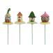 4 piece house. garden. carving image resin. carving image flower .. desk. figure miniature figure doll house friend. garden. equipment ornament 