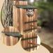  из дерева bird house, сова. гнездо коробка,. починка простой bird шляпа подвешивание ниже house, двор, наружный, Country kote-ji, балкон, сад для 