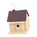  наружный для bird house klieitib орнамент из дерева сад украшение дерево шпаклевка .o для Brown 
