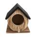 из дерева bird house перевозка возможность . починка простой двор. szme для гнездо коробка чёрный 