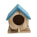  из дерева bird house перевозка возможность . починка простой двор. szme для гнездо коробка синий 