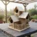  bird house сад bird house много слой проект из дерева bird house украшение ручная работа атмосферостойкий гнездо коробка сборник ... style забор умение маленькая птица защита дикая птица .. наружный . применение 
