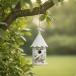 подвешивание ниже тип bird house Vintage способ металлический bird house под старину птица. finiaru имеется гнездо коробка compact подвешивание ниже тип гнездо коробка легкий орнамент веранда для 