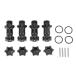 HSP 94087 1/8 RC машина черный для 17mm шестиугольник ступица 30mm повышение адаптор комбайнер 