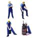 resin 1/64 Thai колено People машина модель фигурка roll Play фигурка украшение голубой A