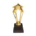  пластик золотой . Trophy Trophy cup черный основа праздник футбол для высота 27.5cm