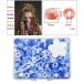 210Pc5mm сладости - цвет do красный волосы бисер манжеты волосы лезвие кольцо голубой 