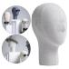  манекен head основа облупленное место head модель шляпа парик манекен head белый linen