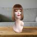  облупленное место манекен head женщина макияж облупленное место манекен head для бытового использования волосы очки стиль I