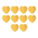 . лицо пуховка Heart type soft макияж сбрасывание для очищение s gold массаж желтый 10 шт 